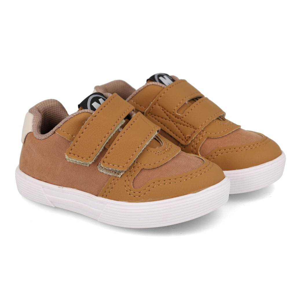 Molekinho Tenis 2136-173-26281-76941 Caramelo-Branco Off Sint_7__